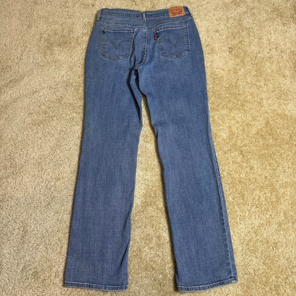 Levi's 505 Straight Leg Jeans Women's Size 8 Medium Wash Denim Pants - Picture 2 of 9